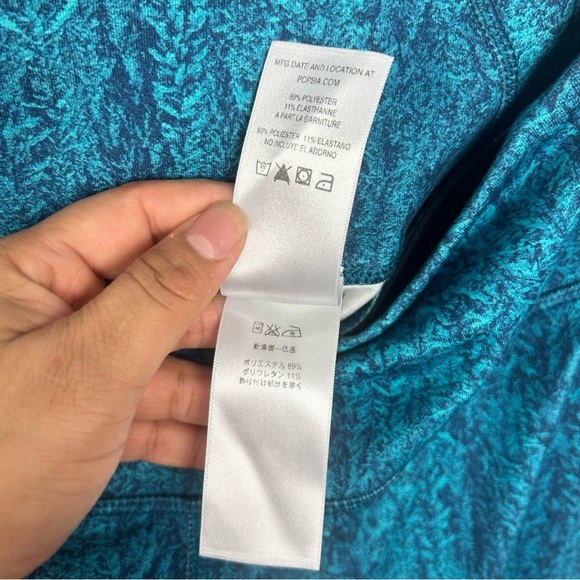 Patagonia cammon thread partnership capri leggings size M turquoise - Picture 10 of 11